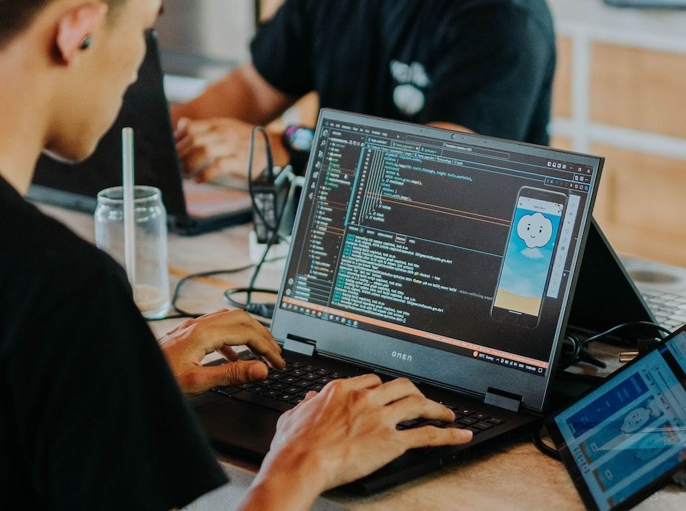 Wolkk development team collaborating on a project